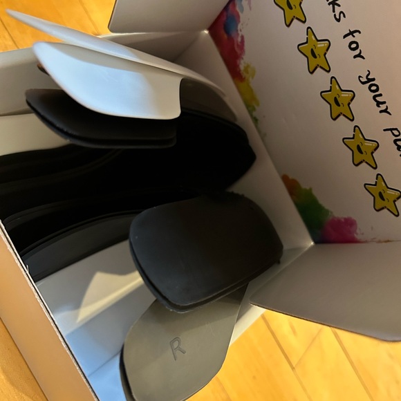 5 pair 4 Black inserts Shoe Crease Protectors creaseless women’s 7-12 Men’s 5-8 - Picture 5 of 6